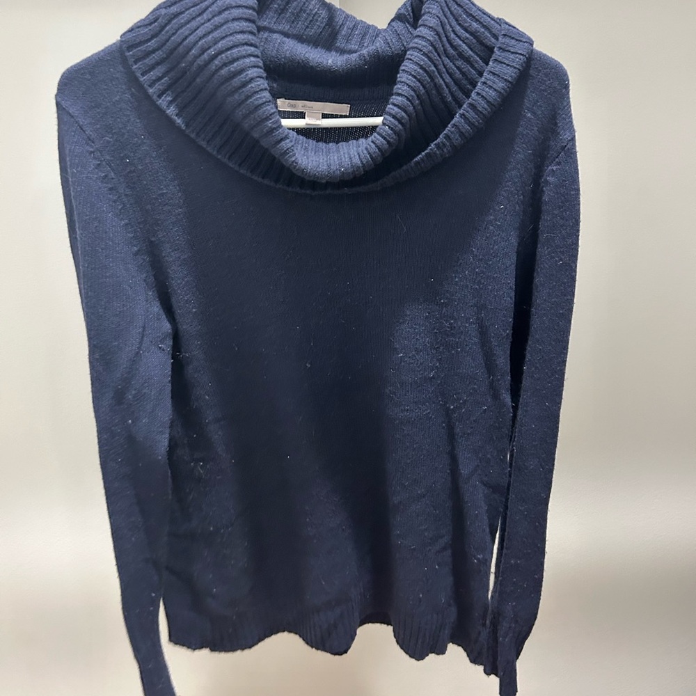 GAP Dark Blue Cowl Neck Sweater
